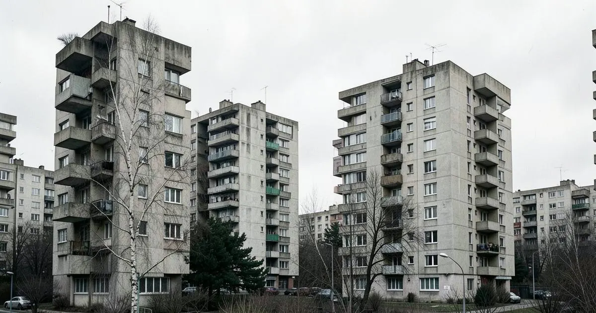 Immeubles collectifs des quartiers périphériques à Le Castellet